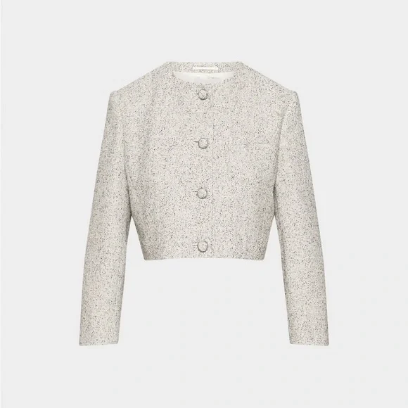NEW! ARITZIA Babaton Acquire Jacket - Tweed (Ecru/Black)